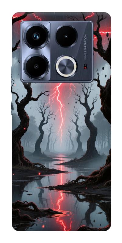 Чехол itsPrint Strange thunder для Infinix Note 40 4G, хоррор, купить оптом с доставкой