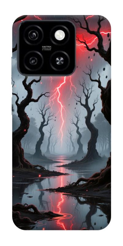 Чехол itsPrint Strange thunder для ZTE Blade A55 4G, хоррор, купить оптом с доставкой