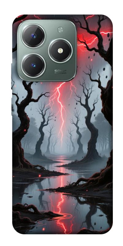 Чехол itsPrint Strange thunder для Realme C61 4G, хоррор, купить оптом с доставкой