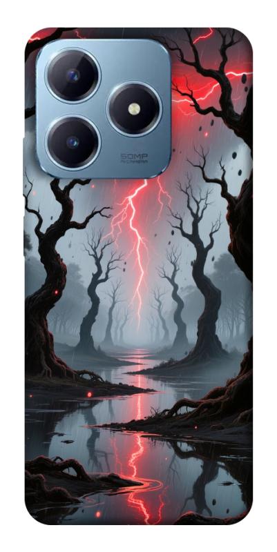 Чехол itsPrint Strange thunder для Realme C63 4G, хоррор, купить оптом с доставкой