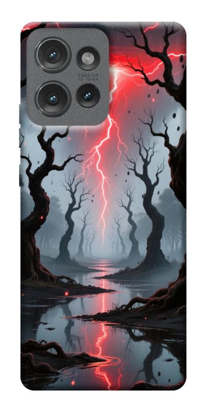 Чехол itsPrint Strange thunder для Motorola Edge 50, хоррор, купить оптом с доставкой