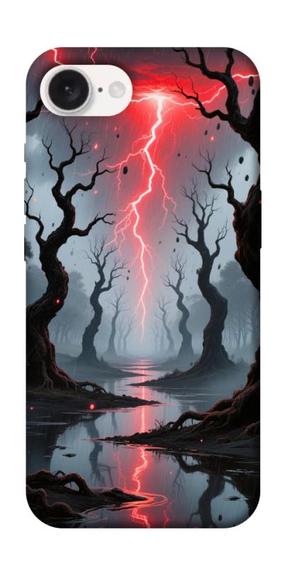 Чехол itsPrint Strange thunder для Apple iPhone 16e (6.1"), хоррор, купить оптом с доставкой
