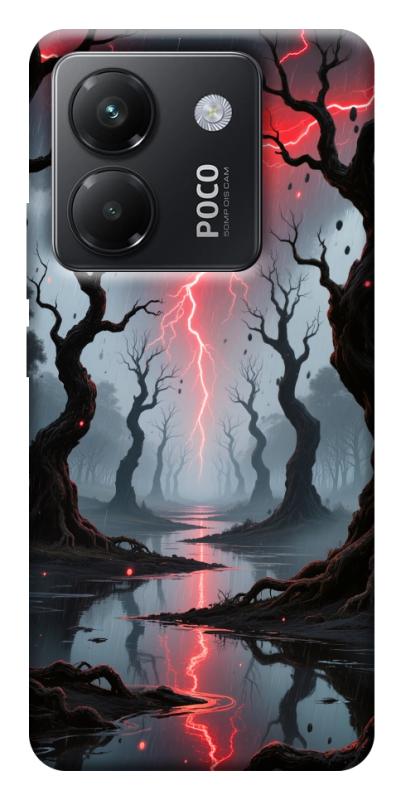 Чехол itsPrint Strange thunder для Xiaomi Poco M7 Pro 5G, хоррор, купить оптом с доставкой