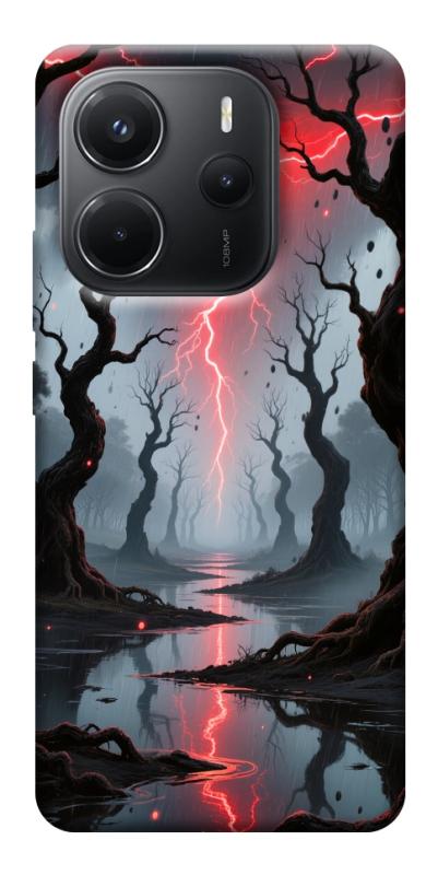 Чехол itsPrint Strange thunder для Xiaomi Redmi Note 14 4G (Int. version), хоррор, купить оптом с доставкой