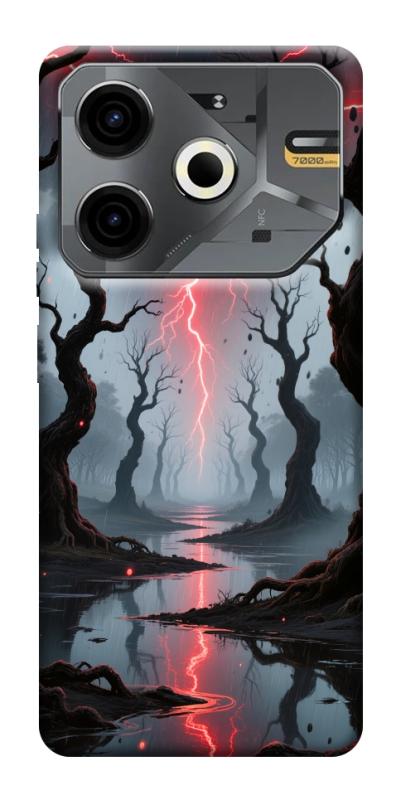 Чехол itsPrint Strange thunder для TECNO Pova 6 Neo (LI6), хоррор, купить оптом с доставкой
