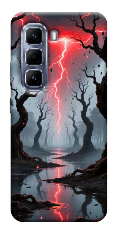 Чехол itsPrint Strange thunder для Infinix Hot 50 Pro, хоррор, купить оптом с доставкой
