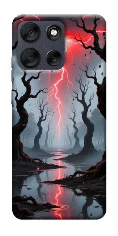 Чехол itsPrint Strange thunder для Motorola Moto G56 5G, хоррор, купить оптом с доставкой
