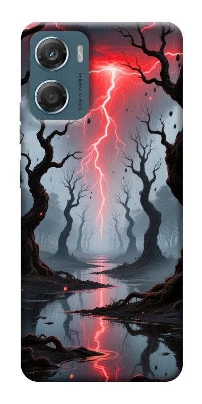 Чехол itsPrint Strange thunder для Motorola Moto G06, хоррор, купить оптом с доставкой