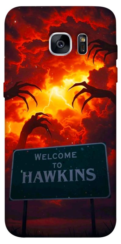 Чехол itsPrint Welcome to hawkins для Samsung G935F Galaxy S7 Edge, хоррор, купить оптом с доставкой