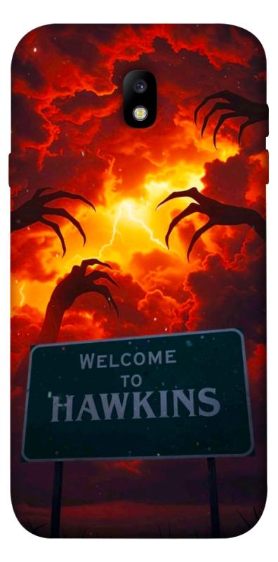 Чехол itsPrint Welcome to hawkins для Samsung J730 Galaxy J7 (2017), хоррор, купить оптом с доставкой