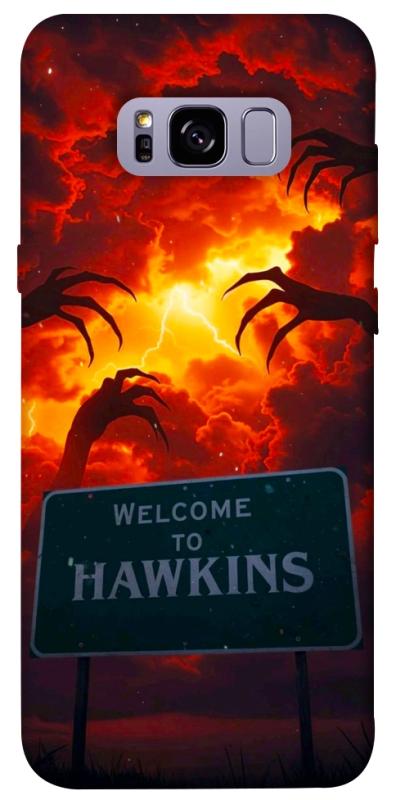 Чехол itsPrint Welcome to hawkins для Samsung G955 Galaxy S8 Plus, хоррор, купить оптом с доставкой