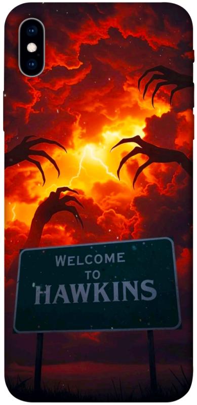 Чехол itsPrint Welcome to hawkins для Apple iPhone XS Max (6.5"), хоррор, купить оптом с доставкой