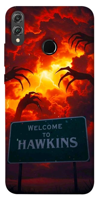 Чехол itsPrint Welcome to hawkins для Huawei Honor 8X, хоррор, купить оптом с доставкой