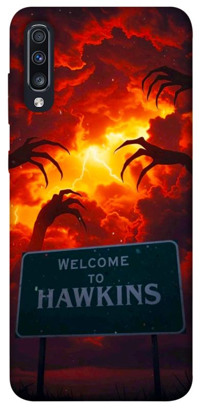 Чехол itsPrint Welcome to hawkins для Samsung Galaxy A70 (A705F), хоррор, купить оптом с доставкой