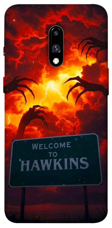Чехол itsPrint Welcome to hawkins для OnePlus 7, хоррор, купить оптом с доставкой