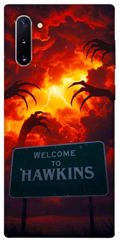 Чехол itsPrint Welcome to hawkins для Samsung Galaxy Note 10, хоррор, купить оптом с доставкой