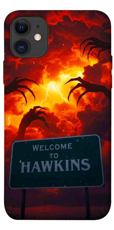 Чехол itsPrint Welcome to hawkins для Apple iPhone 11 (6.1"), хоррор, купить оптом с доставкой