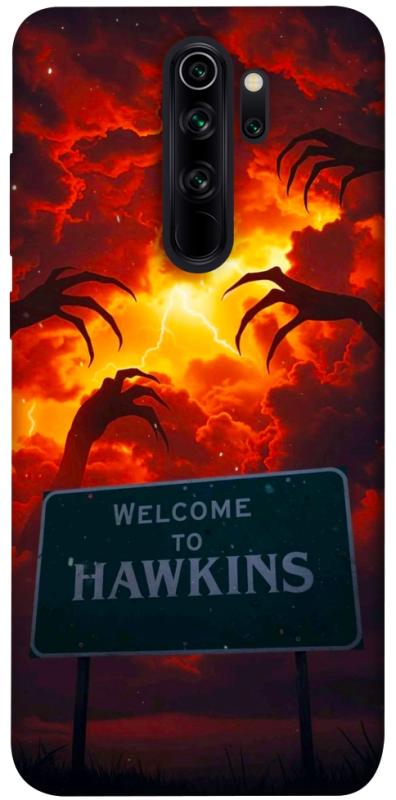 Чехол itsPrint Welcome to hawkins для Xiaomi Redmi Note 8 Pro, хоррор, купить оптом с доставкой