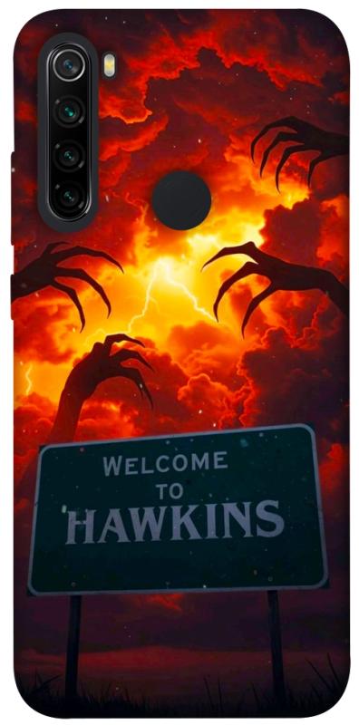 Чехол itsPrint Welcome to hawkins для Xiaomi Redmi Note 8, хоррор, купить оптом с доставкой