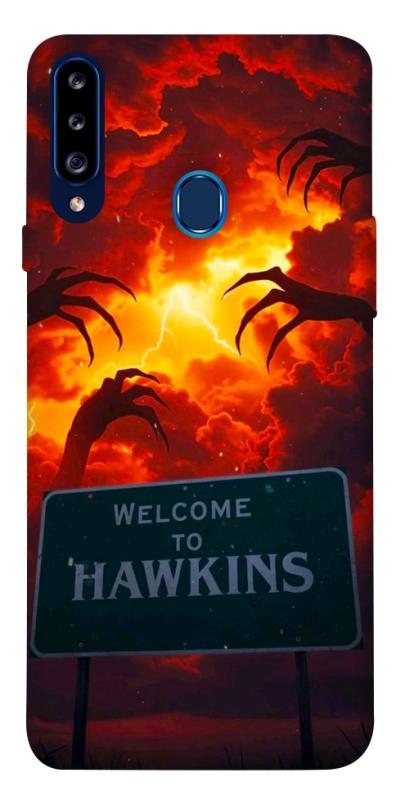 Чехол itsPrint Welcome to hawkins для Samsung Galaxy A20s, хоррор, купить оптом с доставкой