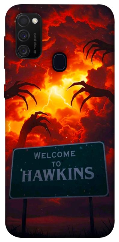 Чехол itsPrint Welcome to hawkins для Samsung Galaxy M30s / M21, хоррор, купить оптом с доставкой