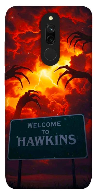 Чехол itsPrint Welcome to hawkins для Xiaomi Redmi 8, хоррор, купить оптом с доставкой