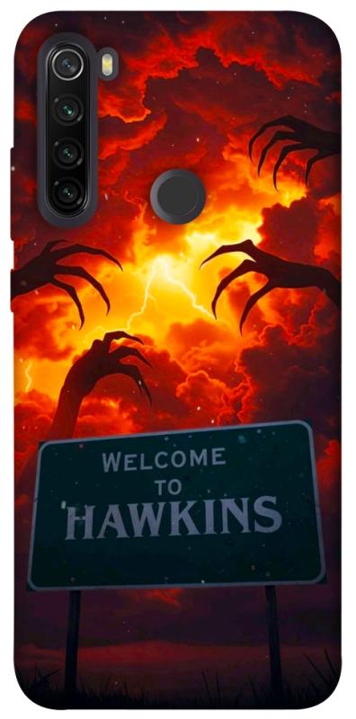 Чехол itsPrint Welcome to hawkins для Xiaomi Redmi Note 8T, хоррор, купить оптом с доставкой