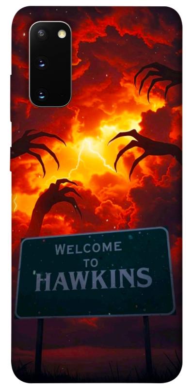 Чехол itsPrint Welcome to hawkins для Samsung Galaxy S20, хоррор, купить оптом с доставкой