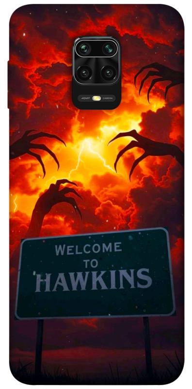 Чехол itsPrint Welcome to hawkins для Xiaomi Redmi Note 9s / Note 9 Pro / Note 9 Pro Max, хоррор, купить оптом с доставкой