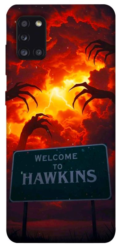 Чехол itsPrint Welcome to hawkins для Samsung Galaxy A31, хоррор, купить оптом с доставкой