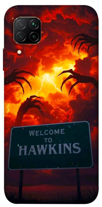 Чехол itsPrint Welcome to hawkins для Huawei P40 Lite, хоррор, купить оптом с доставкой