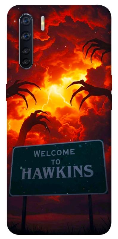 Чехол itsPrint Welcome to hawkins для Oppo A91, хоррор, купить оптом с доставкой