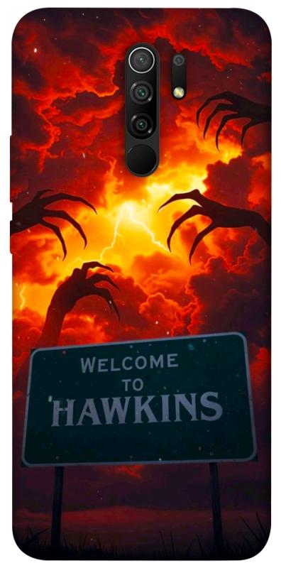 Чехол itsPrint Welcome to hawkins для Xiaomi Redmi 9, хоррор, купить оптом с доставкой