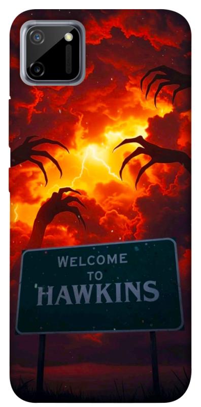 Чехол itsPrint Welcome to hawkins для Realme C11, хоррор, купить оптом с доставкой