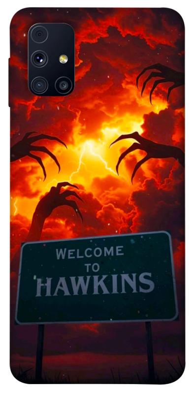 Чехол itsPrint Welcome to hawkins для Samsung Galaxy M31s, хоррор, купить оптом с доставкой