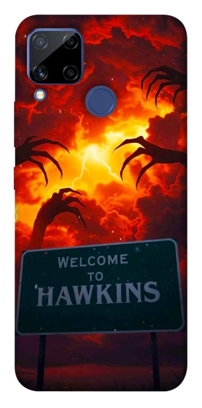 Чехол itsPrint Welcome to hawkins для Realme C15, хоррор, купить оптом с доставкой