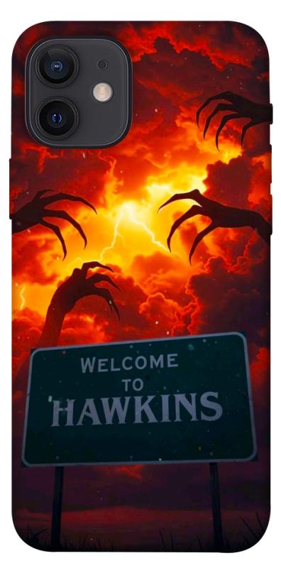 Чехол itsPrint Welcome to hawkins для Apple iPhone 12 Pro (6.1"), хоррор, купить оптом с доставкой
