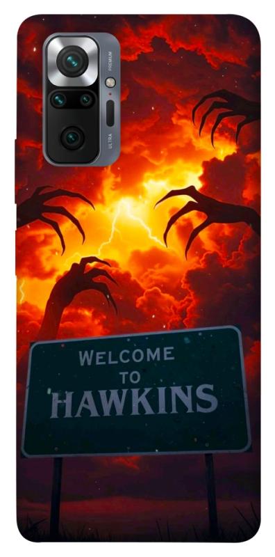 Чехол itsPrint Welcome to hawkins для Xiaomi Redmi Note 10 Pro, хоррор, купить оптом с доставкой