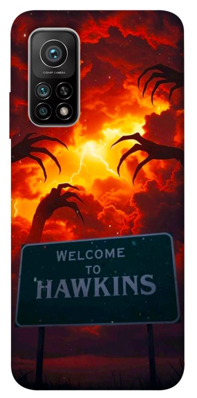 Чехол itsPrint Welcome to hawkins для Xiaomi Mi 10T, хоррор, купить оптом с доставкой