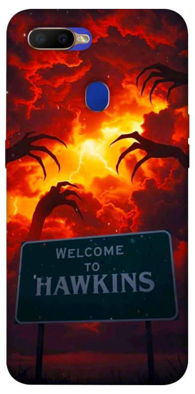 Чехол itsPrint Welcome to hawkins для Oppo A5s / Oppo A12, хоррор, купить оптом с доставкой