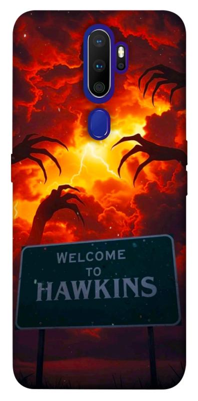 Чехол itsPrint Welcome to hawkins для Oppo A5 (2020) / Oppo A9 (2020), хоррор, купить оптом с доставкой