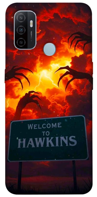 Чехол itsPrint Welcome to hawkins для Oppo A53 / A32 / A33, хоррор, купить оптом с доставкой