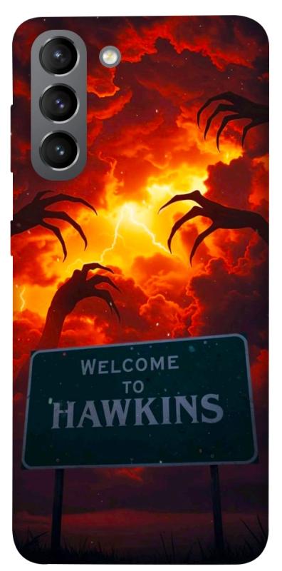 Чехол itsPrint Welcome to hawkins для Samsung Galaxy S21, хоррор, купить оптом с доставкой