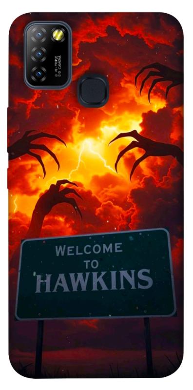 Чехол itsPrint Welcome to hawkins для Infinix Hot 10 Lite, хоррор, купить оптом с доставкой