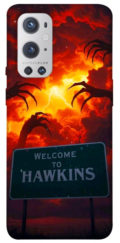 Чехол itsPrint Welcome to hawkins для OnePlus 9 Pro, хоррор, купить оптом с доставкой