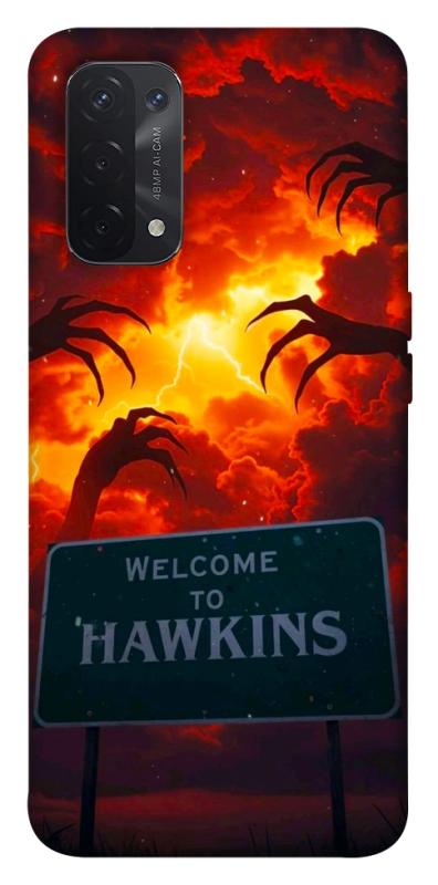 Чехол itsPrint Welcome to hawkins для Oppo A54 4G, хоррор, купить оптом с доставкой