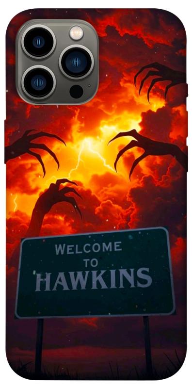 Чехол itsPrint Welcome to hawkins для Apple iPhone 13 Pro Max (6.7"), хоррор, купить оптом с доставкой