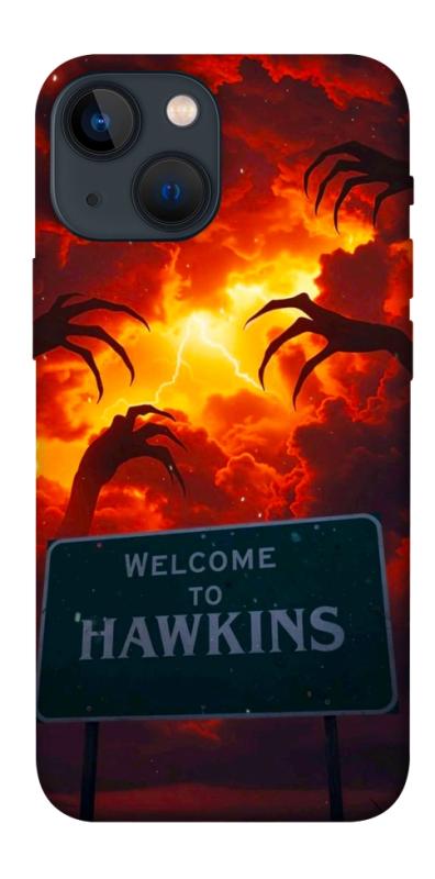 Чехол itsPrint Welcome to hawkins для Apple iPhone 13 mini (5.4"), хоррор, купить оптом с доставкой