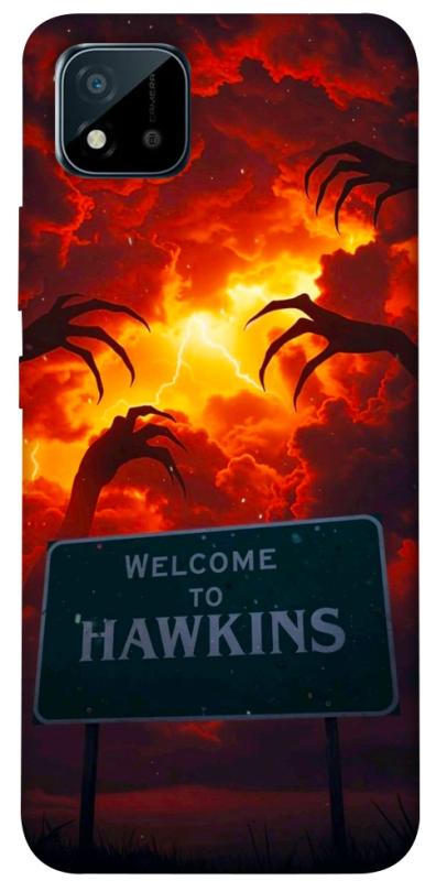 Чехол itsPrint Welcome to hawkins для Realme C11 (2021), хоррор, купить оптом с доставкой