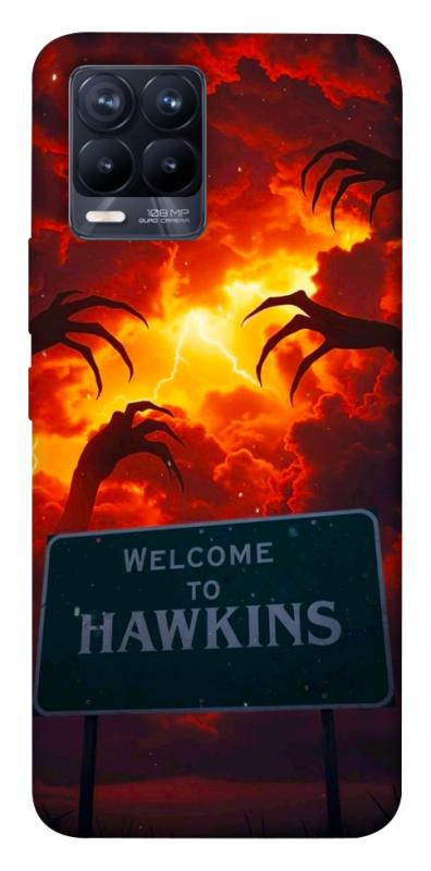 Чохол itsPrint Welcome to hawkins для Realme 8, хоррор, купити оптом з доставкою